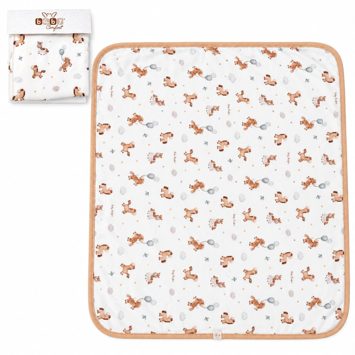 Cueiro Estampado Suedine - ANJOS BABY