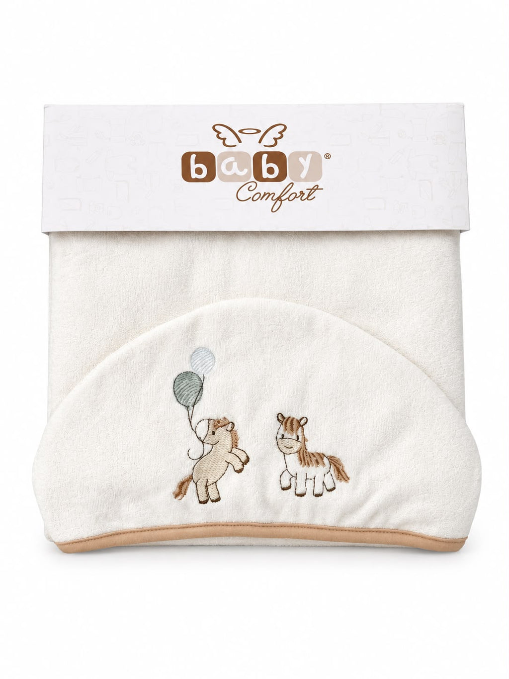 Toalha Banho Baby com Capuz - ANJOS BABY