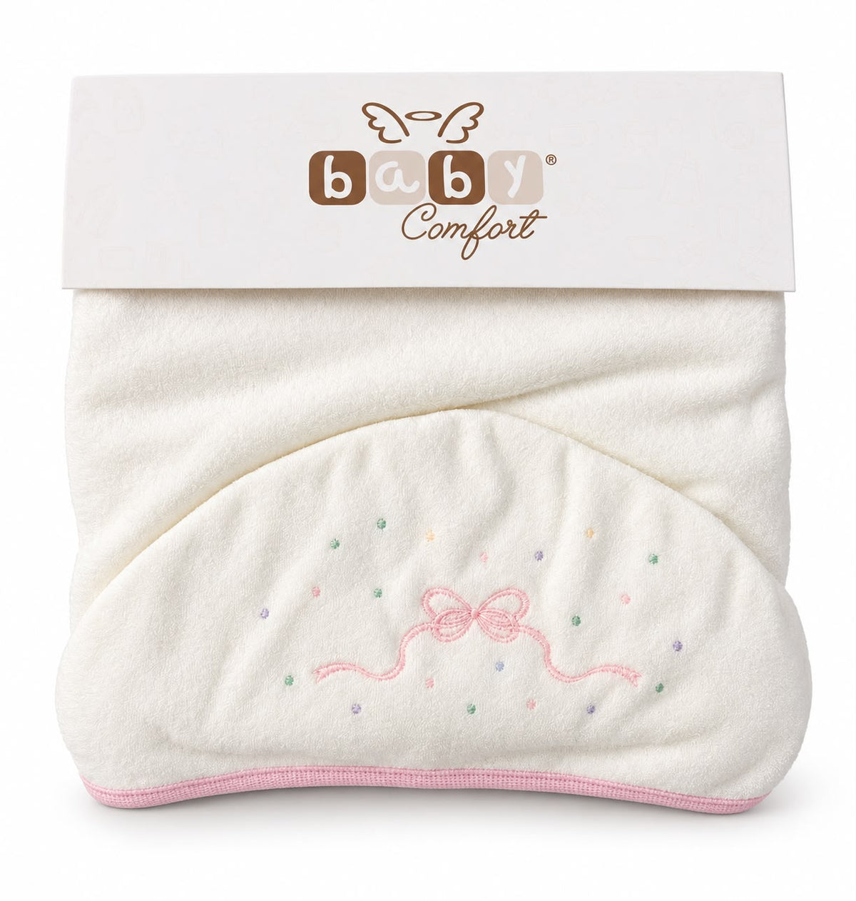 Toalha Banho Baby com Capuz - ANJOS BABY