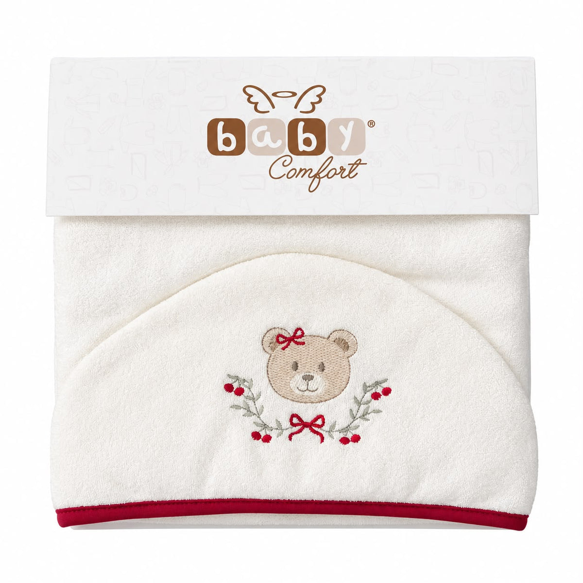 Toalha Banho Baby com Capuz - ANJOS BABY