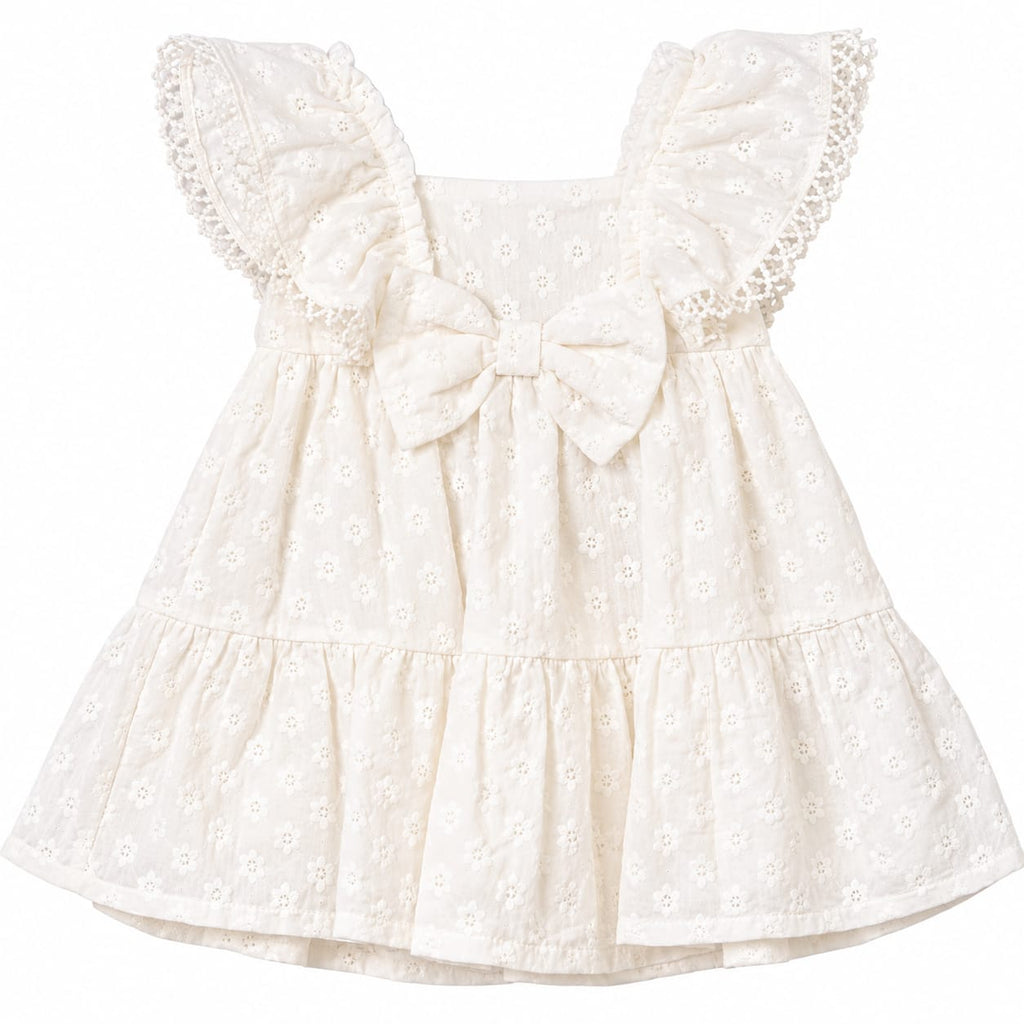 Vestido Linho Bordado - ANIMÊ