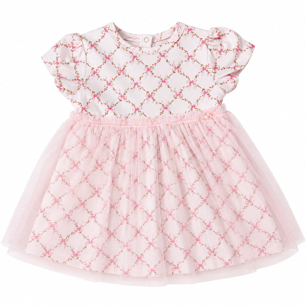 Vestido Malha com Tule - ANIMÊ