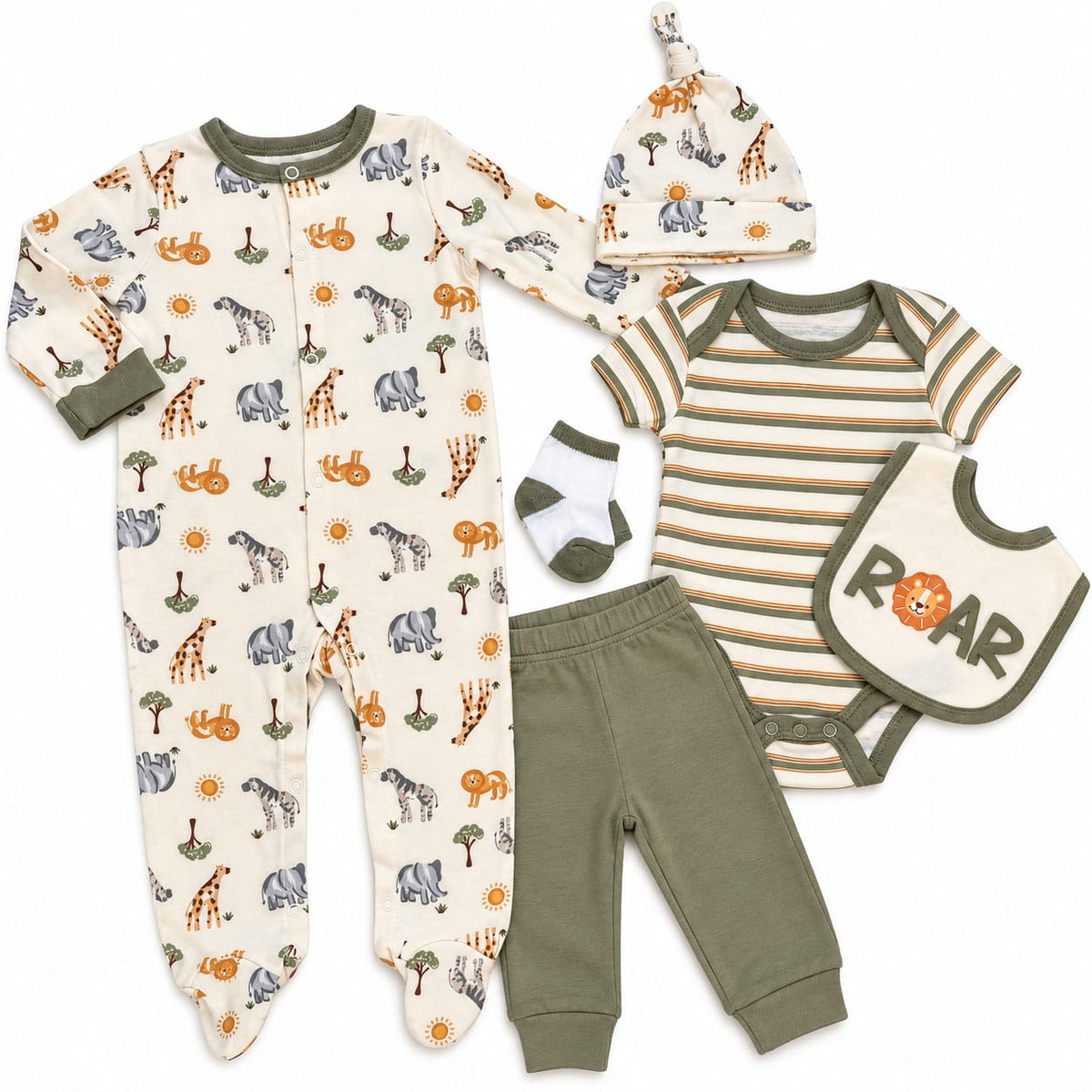 Kit 6 peças - BABY CHIC