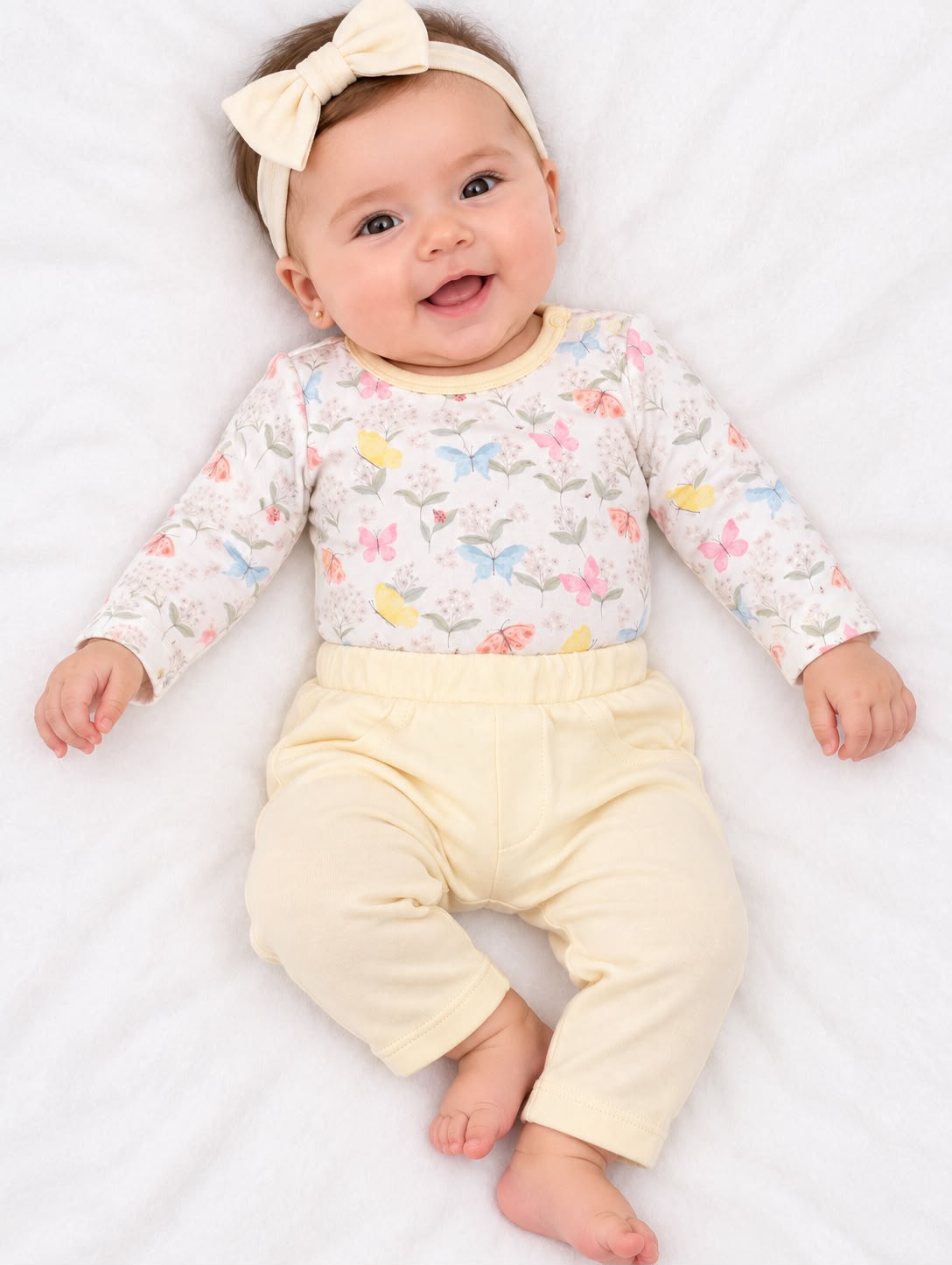Conjunto Body Manga Longa e Calça - ANJOS BABY